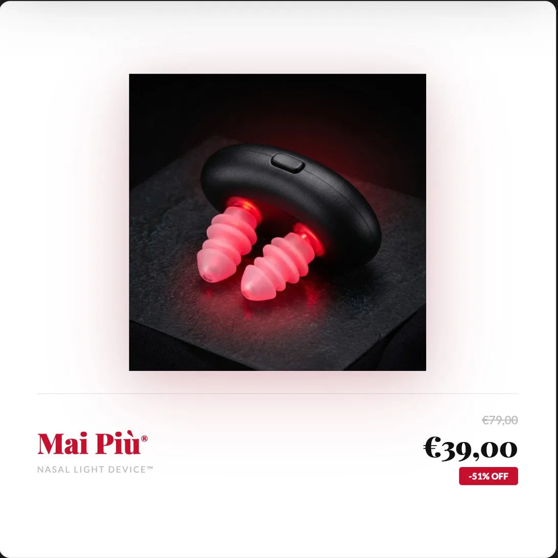 Mai Più® Nasal Device — carré social